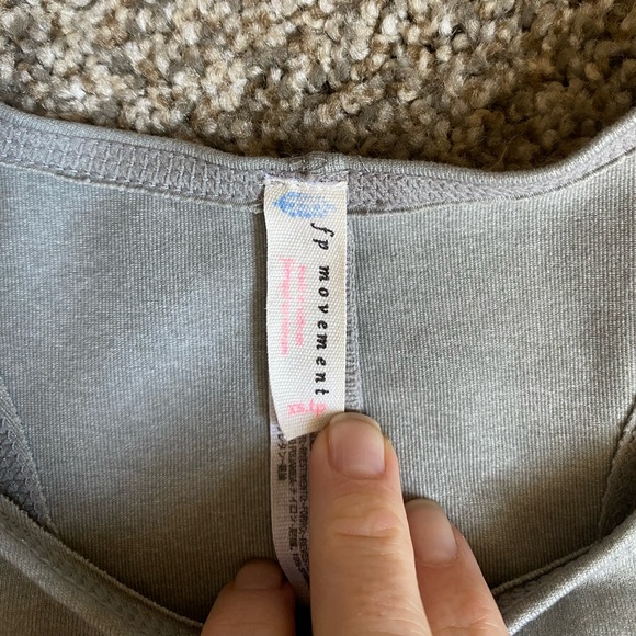 Free people movement top with circle cutout cross back - Picture 3 of 3